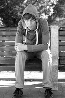 Guy on Bench