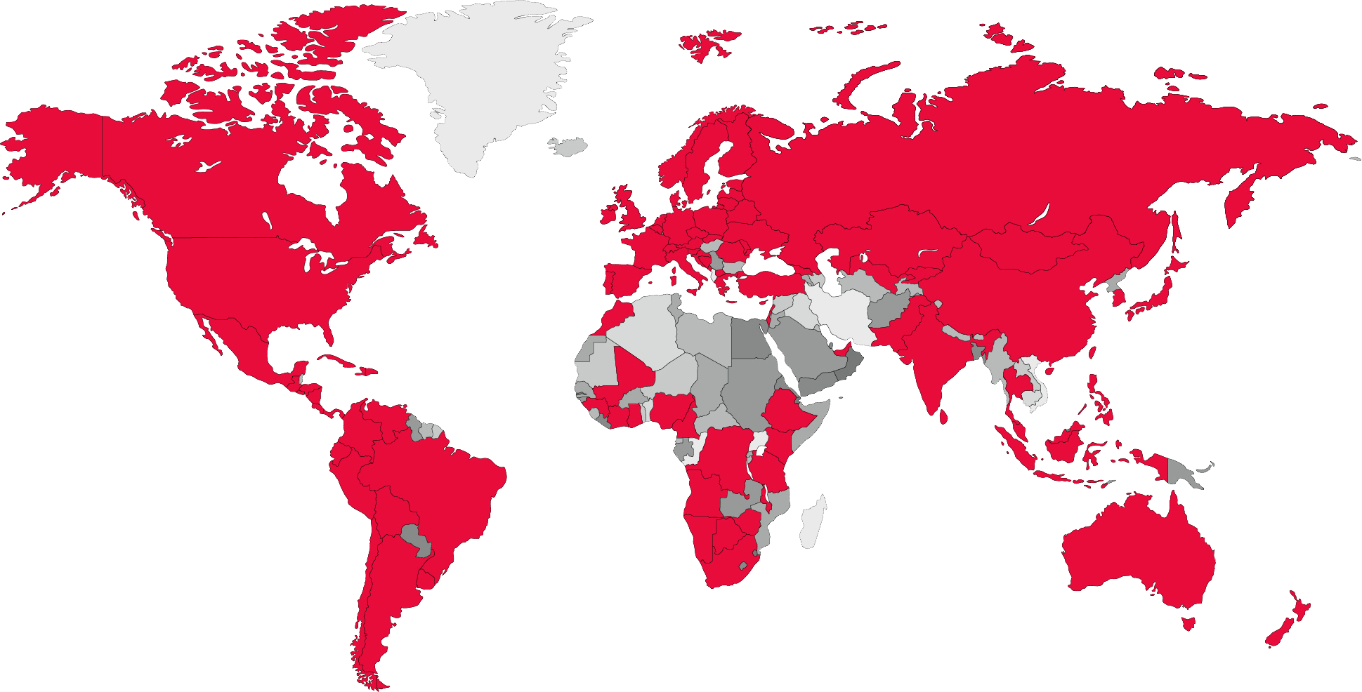 108 countries from which Scientologists came from around the world to visit their spiritual headquarters in Clearwater in 2019