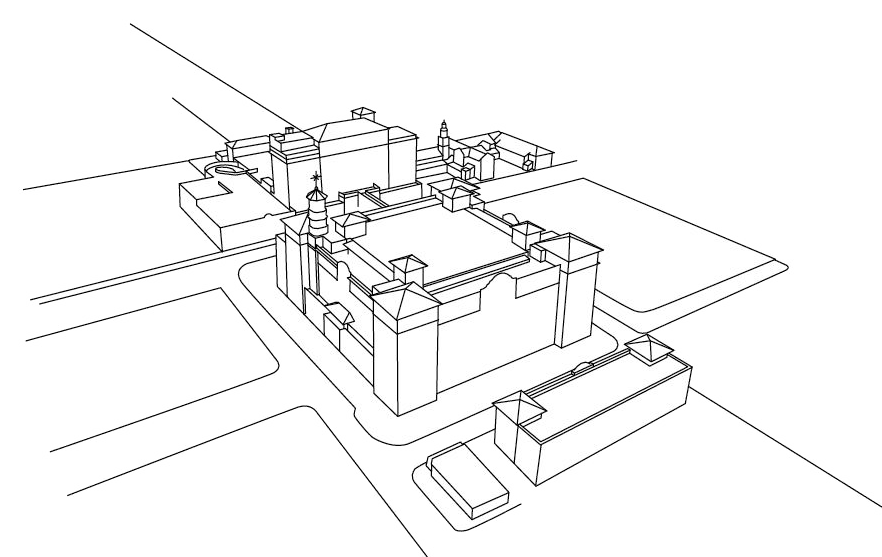 Size of building space of the Church campus in Clearwater