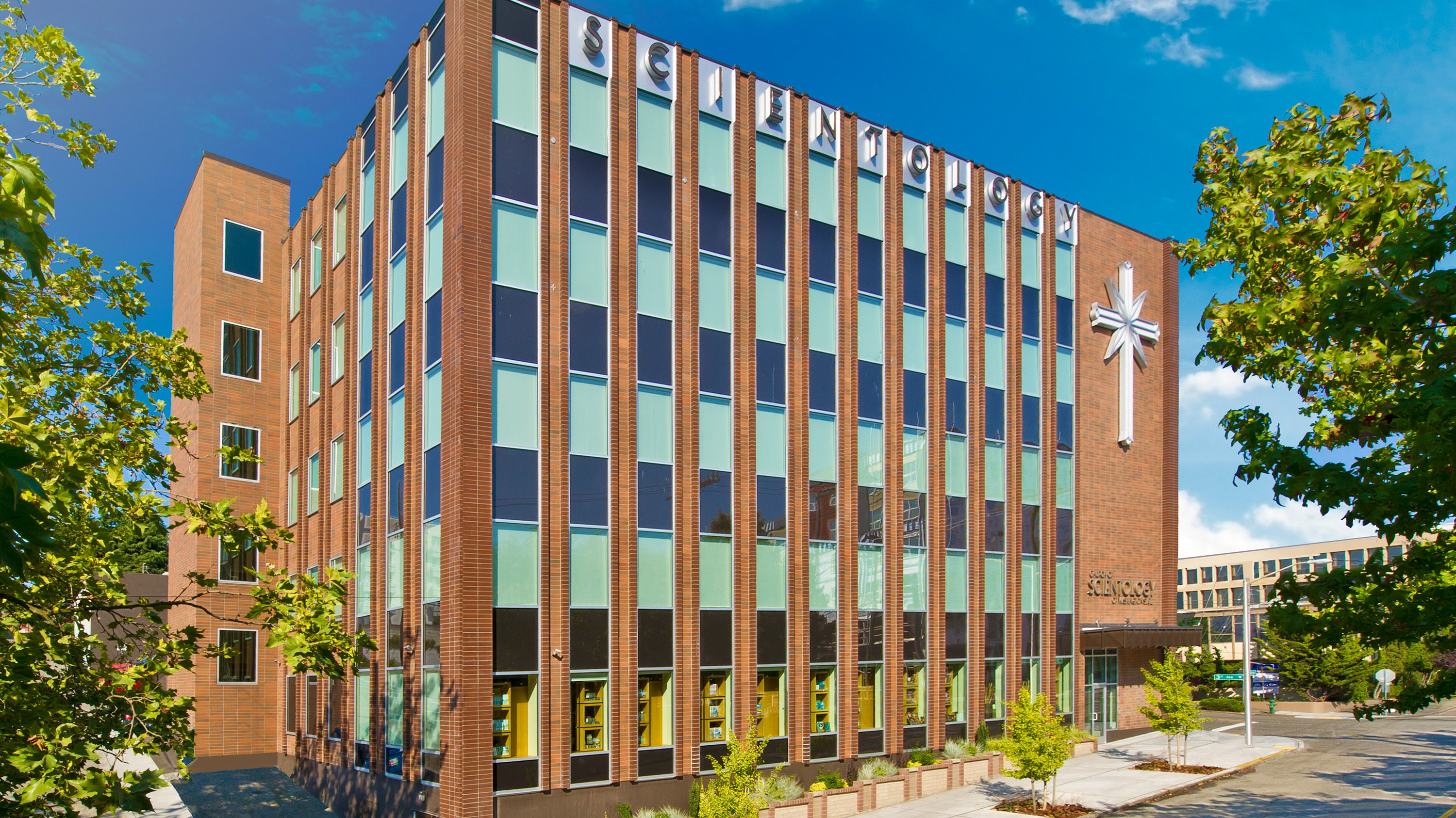 Sentic Church Ribbon Falls on New Church of Scientology for the Pacific Northwest