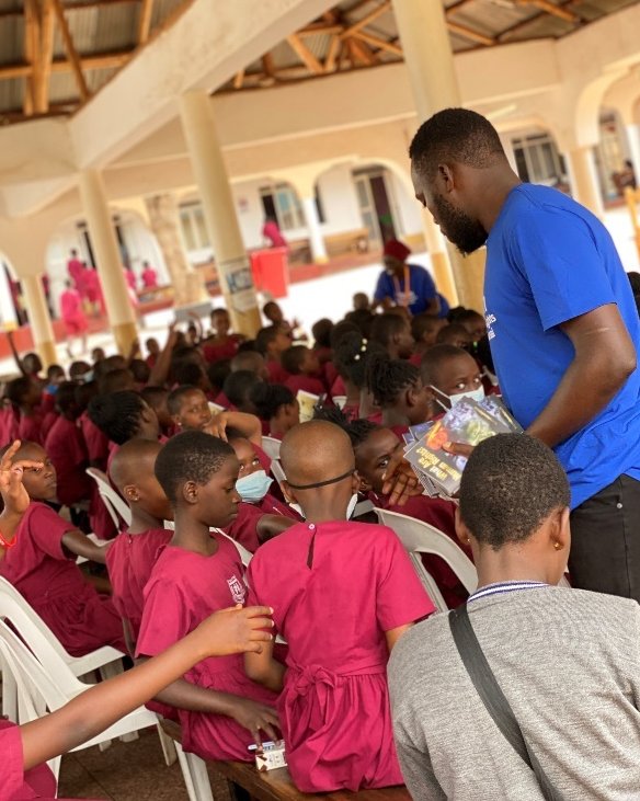 Hormsidallen Primary School students attending a human rights seminar.