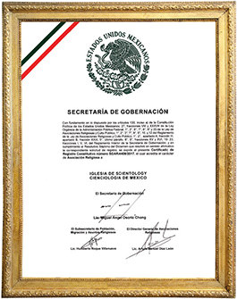 Anerkjennelse av Scientology i Mexico
