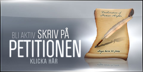 BLI AKTIV SKRIV PÅ PETITIONEN   KLICKA HÄR