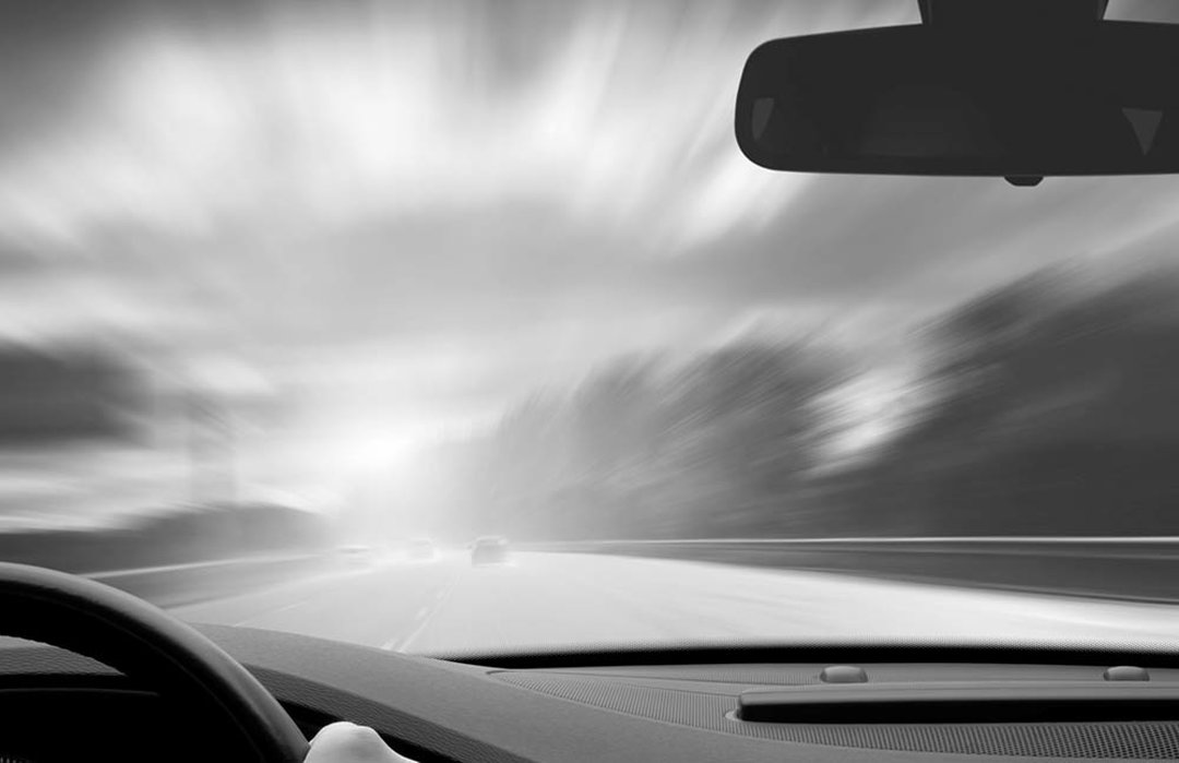 Someone driving