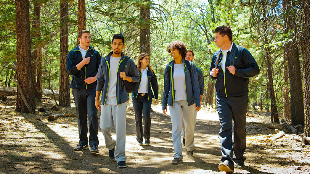 Narconon Staff and Students Taking a Walk