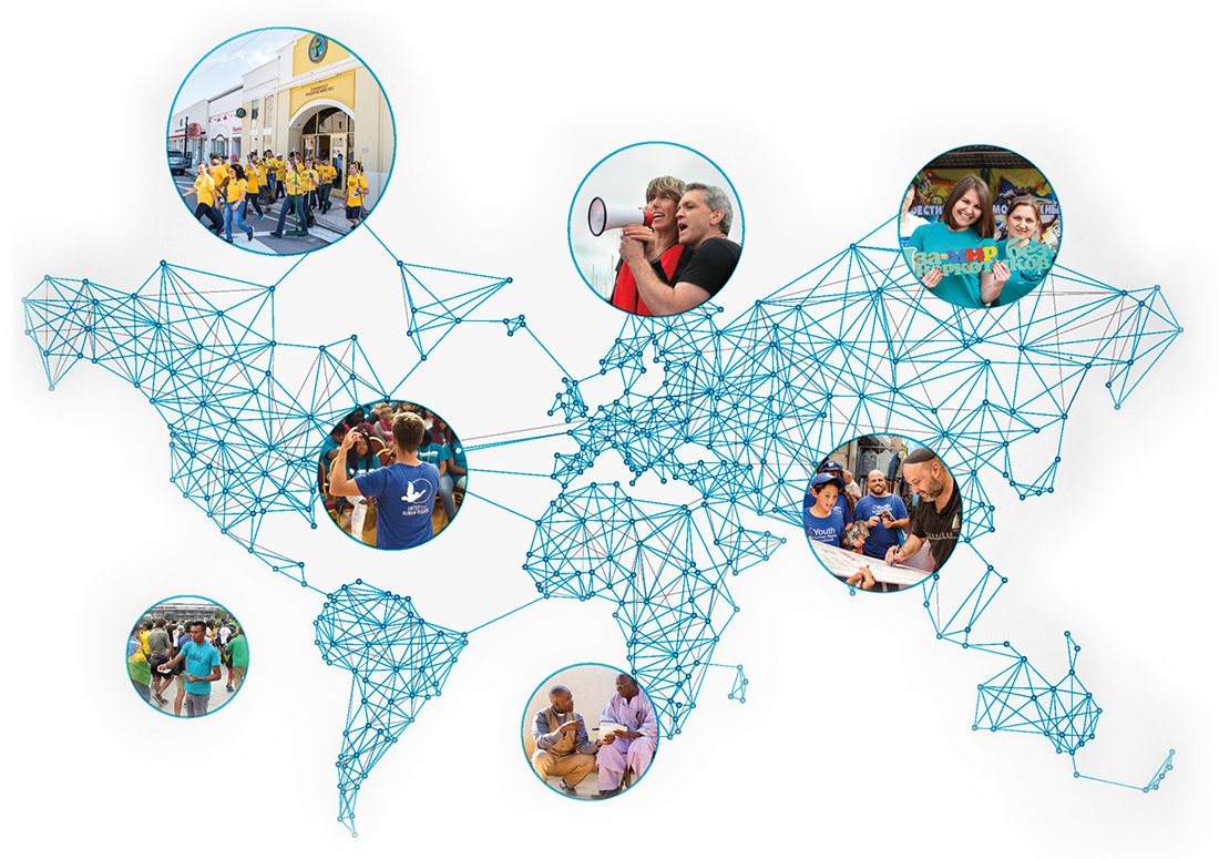 Network of volunteers