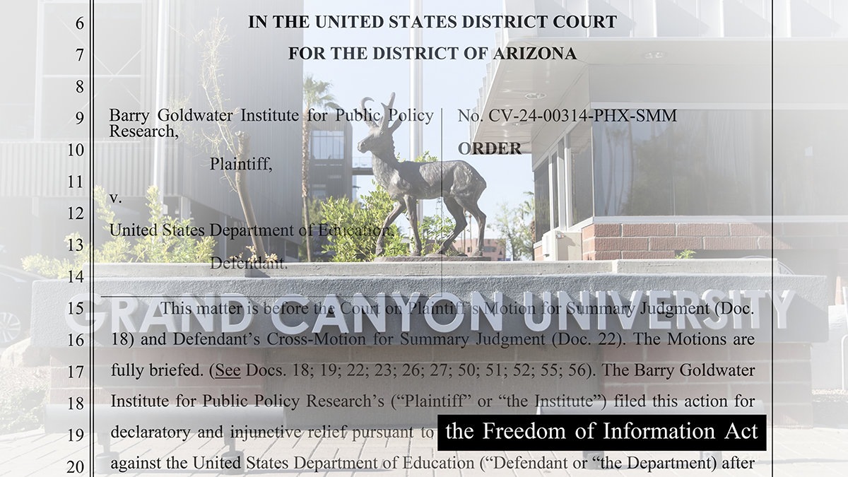 FOIA Ruling: Court Orders Education Department to Release Records Behind $37.7 Million University Fine