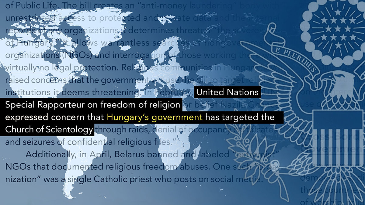 USCIRF Annual Report Names Global Religious Freedom Violators, Hungary Among Nations Under Scrutiny