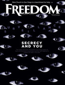 Freedom Magazine. The Data Demon issue cover