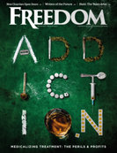 Freedom Magazine. Addiction issue cover