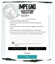 Firma l’impegno