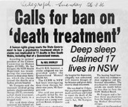 CCHR exposes Deep Sleep Treatment