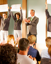 Generic shot of a Narconon Student Graduation