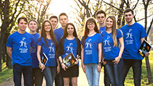 Young Human Rights Enthusiasts in Ukraine Educate Others in Their City