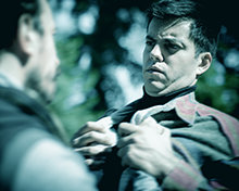 Two men angry with each other