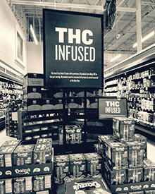 THC Products in a grocery store