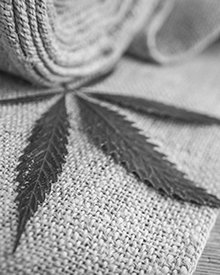 Textiles made of hemp