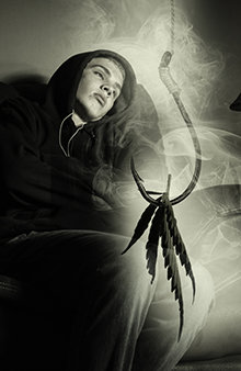 Young addict