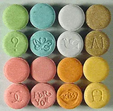 Ecstasy/MDMA pills