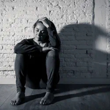 Woman suffering from insomnia