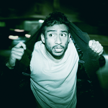 Person at night