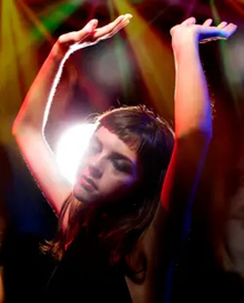 Woman at a club