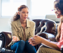 Alcohol rehab counseling session