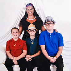 Narconon Arrowhead Graduate with her sons
