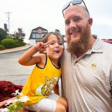 Narconon Graduate Patrick with son