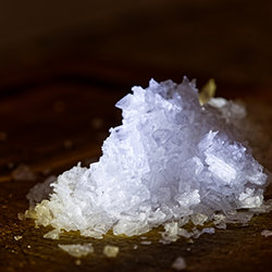 A close-up of a pile of meth