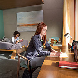 Students in their room