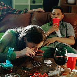 Teenagers taking multiple drugs