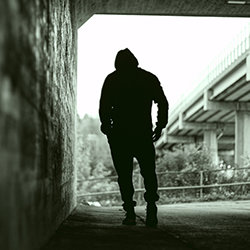 Addict on the street