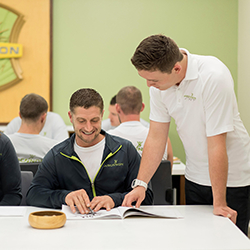 Narconon students studying