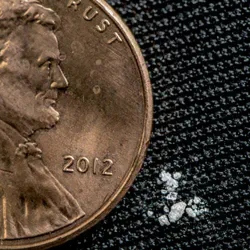 A lethal dose of fentanyl