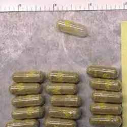 Kratom Capsules, Courtesty of DEA.gov
