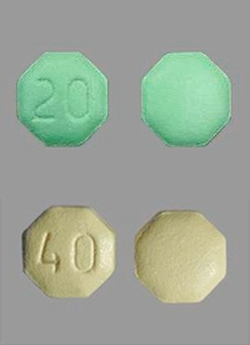 Oxymorphone 20mg and 40mg pills, Courtesy of CT.gov