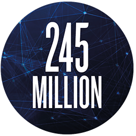 245 million