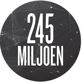 245 miljoen