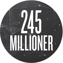 245 millioner