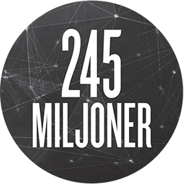 245 miljoner