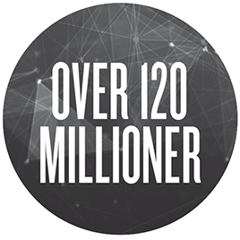 Over 120 millioner