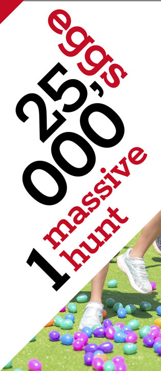 25,000 eggs. 1 massive hunt. 