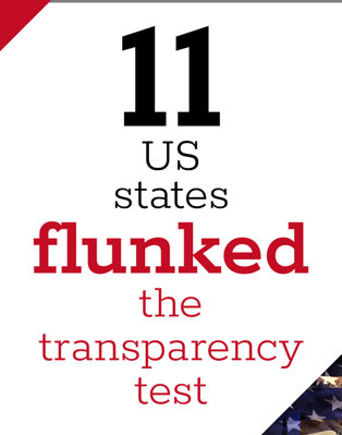 11 US states flunked the transparency test