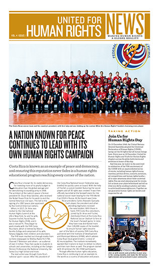 United for Human Rights – Newsletter 4. Jahrgang, Ausgabe 1