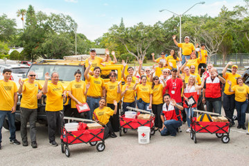 Volunteer Ministers with Red Cross