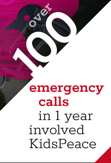 Over 100 emergency calls in 1 year involved KidsPeace.