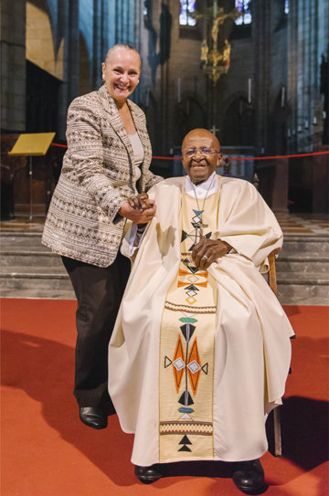 Religious figure with Dr. Mary Shuttleworth