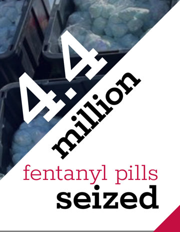 4.4 million fentanyl pills seized statistic