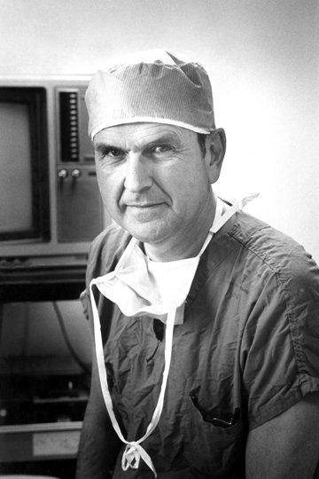 Russell Nelson in surgeon gear
